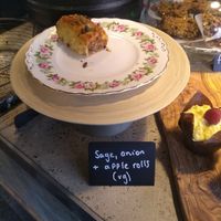 Vegan rolls at Two Suns Coffee in Marple