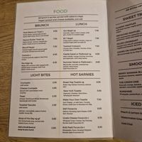 Menu at Two Suns Coffee in Marple