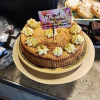 Vegan cake at Two Suns Coffee in Marple