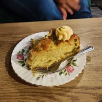 Vegan fig cake at Two Suns Coffee in Marple