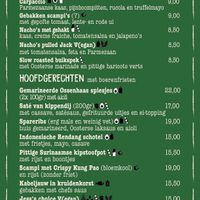 Dinerkaart at Paviljoen Genneper Parken in Eindhoven