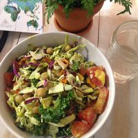 the delicious Mahalo Salad ! at Buddha-Full - Lonsdale in North Vancouver