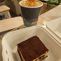 Raw Tiramisu and Pumpkin Latte at Buddha-Full - Lonsdale in North Vancouver