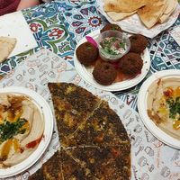 A table full of food at Taza in Town in Edinburgh