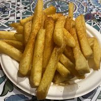 Chips  at Taza in Town in Edinburgh