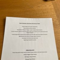 Vegan menu  at Cafe K in Killorglin