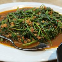 Kang kong at Nature Vegetarian Restaurant 大自然美蔬食馆 in Batam