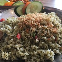 Olive Fried Rice at Nature Vegetarian Restaurant 大自然美蔬食馆 in Batam