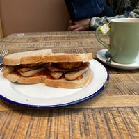 Vegan breakfast sandwich at Crustum - Food Stand  in Chester
