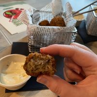 Vegane Bitterballen  at Strandpaviljoen Ballum in Ameland