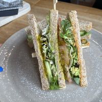 Club sandwich   at Strandpaviljoen Ballum in Ameland