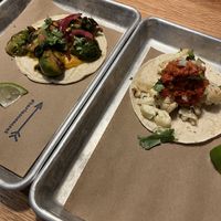 Vegan tacos at Bartaco in Arlington