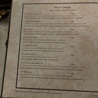 Some vegan options  at Masala Art in Podgorica