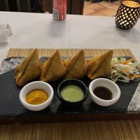 Samosas  at Masala Art in Podgorica