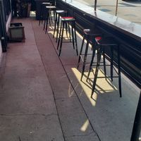 Nice street side dining bar. at 3rd Street Market & Deli in Los Angeles