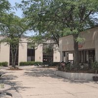 Outside of store. It's in a tucked-away, quiet corner of the strip mall. at Lolo's Bowls in Libertyville