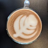 Oat milk mocha at Saint Jude in Farsley