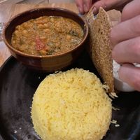 Curry  at Hendersons in Edinburgh