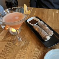 Summer rolls   at Hendersons in Edinburgh