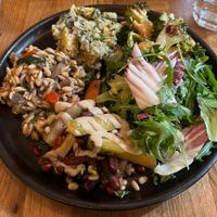 Mixed salad platter  at Hendersons in Edinburgh