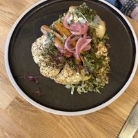 Cauliflower steak  at Hendersons in Edinburgh