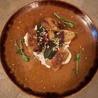 Gnocchi - yummy  at Hendersons in Edinburgh