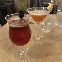 Delicious cocktails  at Hendersons in Edinburgh