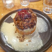 Haggis at Hendersons in Edinburgh