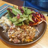 Salad variety at Hendersons in Edinburgh