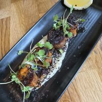 Oyster Mushroom Scallops  at Hendersons in Edinburgh