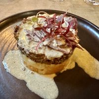 Haggis but vegan stylee  at Hendersons in Edinburgh