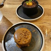 Carrot cake & biscoff cheesecake   at Hendersons in Edinburgh