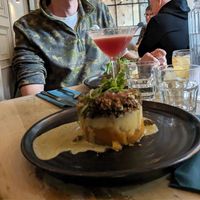 Vegan haggis at Hendersons in Edinburgh