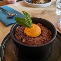 Vegan carrotcake at Hendersons in Edinburgh