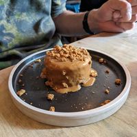 Vegan cheesecake at Hendersons in Edinburgh