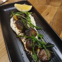 King Oyster Mushroom Scallops at Hendersons in Edinburgh