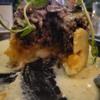 vegan haggis at Hendersons in Edinburgh