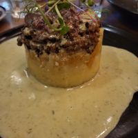 vegan haggis at Hendersons in Edinburgh