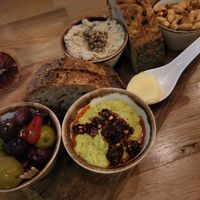 all nibbles at Hendersons in Edinburgh