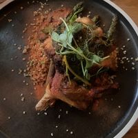 lions mane mushroom dish  at Hendersons in Edinburgh