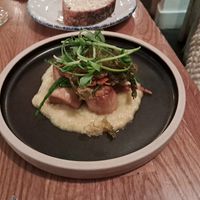 King oyster mushroom scallops at Hendersons in Edinburgh