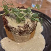 Henderson haggis   at Hendersons in Edinburgh