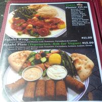 Menu at Ali Baba Express in Lake George