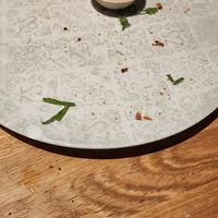 Empty Knobizza with Sauca for size reference. (sadly i forgot to make a foto before we ate it) at Ma in Oldenburg