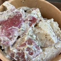 potato salad at Rad Magic Subs in Portland