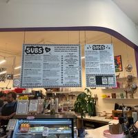 menu as of july 2025 at Rad Magic Subs in Portland