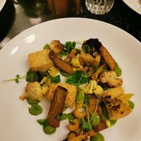 Crispy tofu at Fairmont Banff Springs in Banff