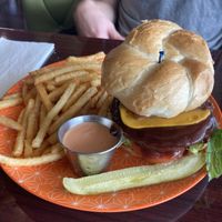 Cowboy Burger (my partner said he loved it!) ❤️  at Sweet Hazel & Co Grab & Go in Salt Lake City