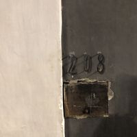 Street address at Hotel Sin Nombre in Oaxaca