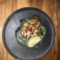 Best shitake mushroom and mashed leek. Absolutely delicious   at Hotel Sin Nombre in Oaxaca